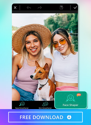 PhotoDirector App - Slim Face