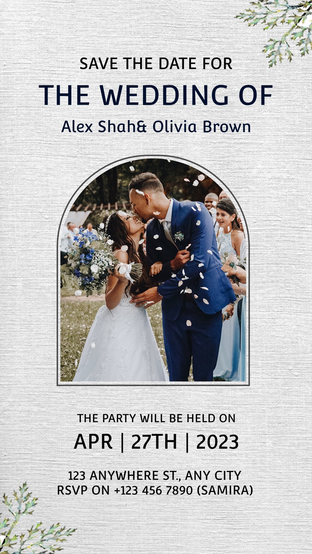 卡片製作範本:邀請卡