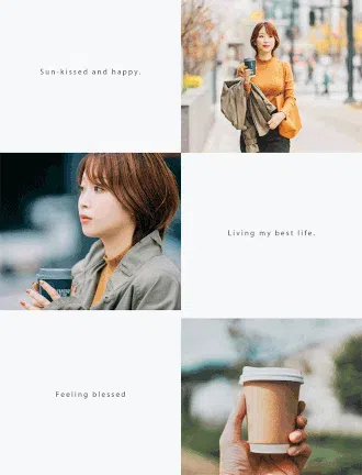 PhotoDirector コラージュ例1