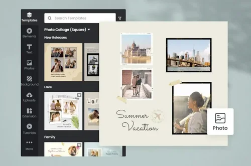 Fotor インターフェース