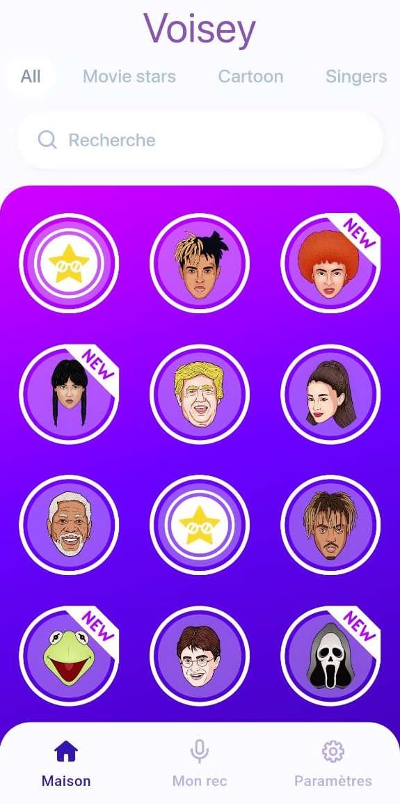 Voisey Celebrity voice changer