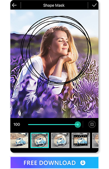 Use the best photo editor app, PhotoDirector to create your own sketch photo