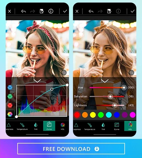Use the best app, PhotoDirector to change the color of your image