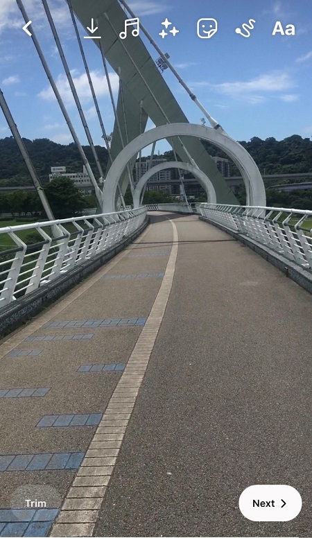 Instagram - trim your video, add music, filters, stickers