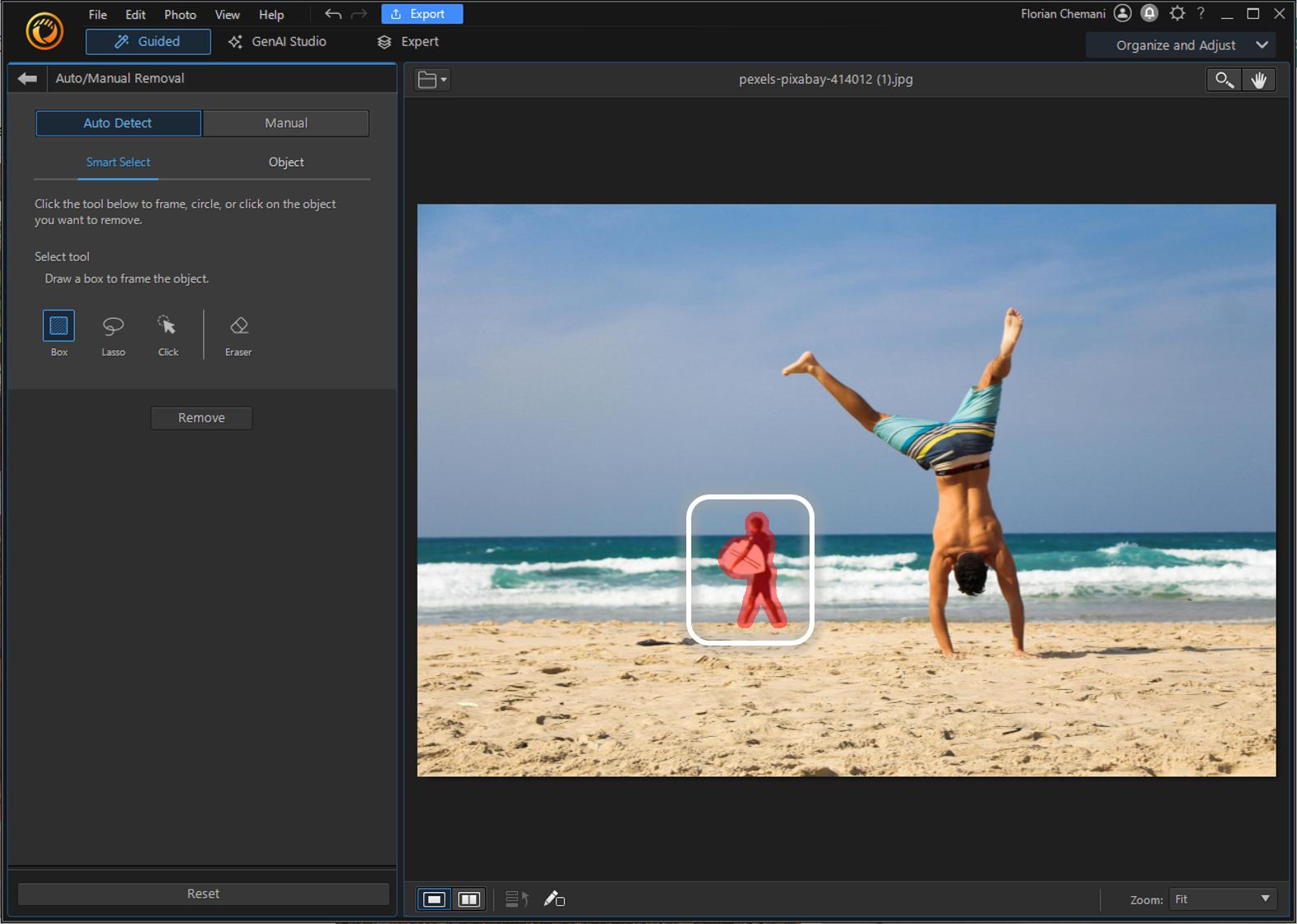 Remove people from photos - Step 3