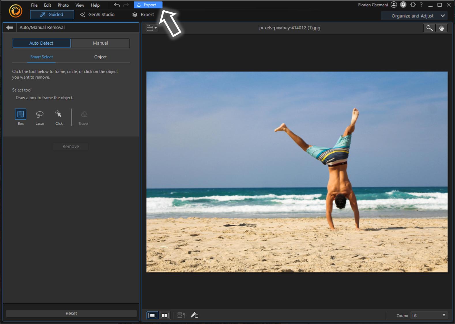 Remove people from photos - Step 4