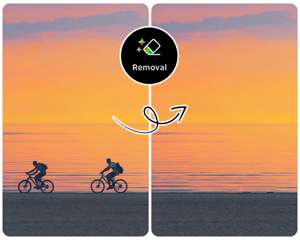 Use the best photo editor app, PhotoDirector to remove people from your pictures