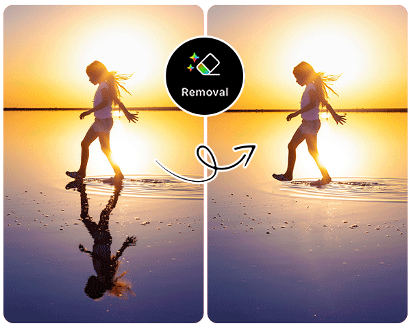 Use the best photo editor app, PhotoDirector to remove people from your pictures