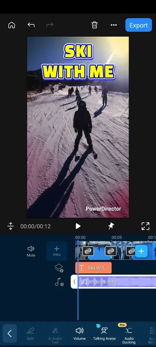 Adding music and effects in PowerDirector