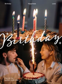 拼貼生日卡片製作