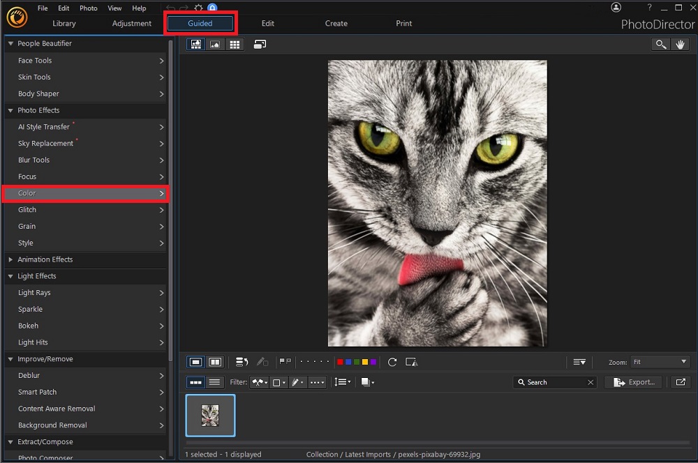 PhotoDirector - Color Effect