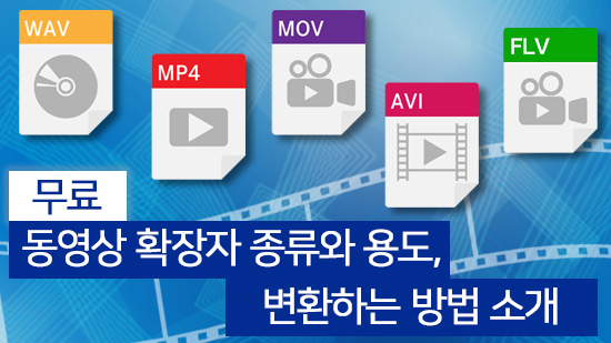 동영상 확장자 종류와 용도, 확장자 변환하는 방법과 프로그램 소개