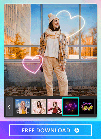Use the best photo editor app, PhotoDirector to create amazing blur and bokeh effects