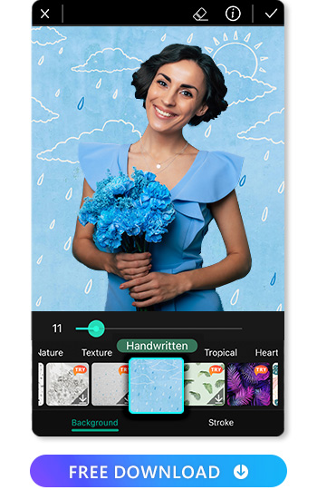 Use the best photo editor app, PhotoDirector to create amazing blur and bokeh effects