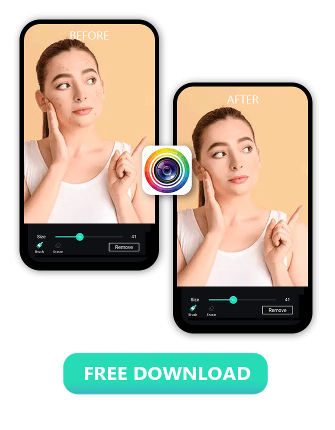 Use the best photo editor app, PhotoDirector to remove objects and people, creating a clean professional photo