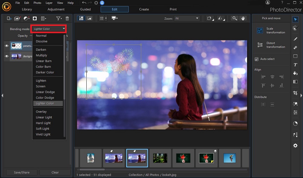 PhotoDirector Blending Modes