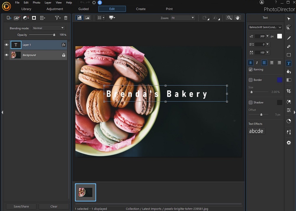 PowerDirector - Add Text