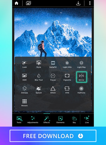 Use the best photo editor app, PhotoDirector to create amazing blur and bokeh effects