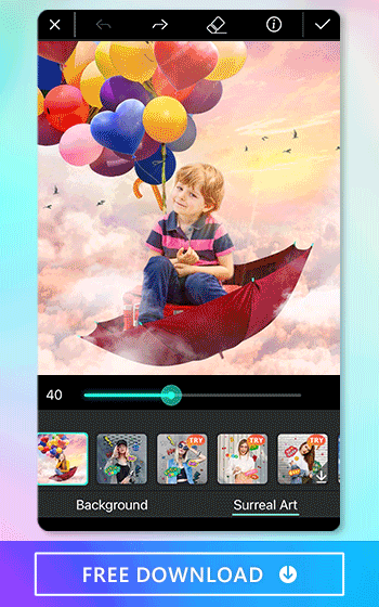 Use the best photo editor app, PhotoDirector to remove objects and people, creating a clean professional photo