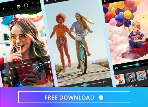 Use the best photo editor app, PhotoDirector to remove objects and people, creating a clean professional photo