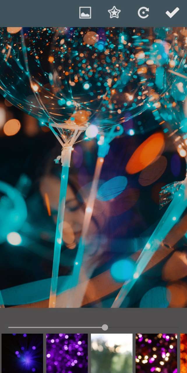 100 Bokeh Effects Interface - Application effet Bokeh