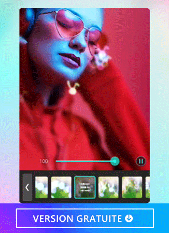 PhotoDirector Interface - Meilleure application effet Bokeh
