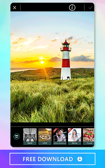 Use the best photo editor app, PhotoDirector to create amazing blur and bokeh effects