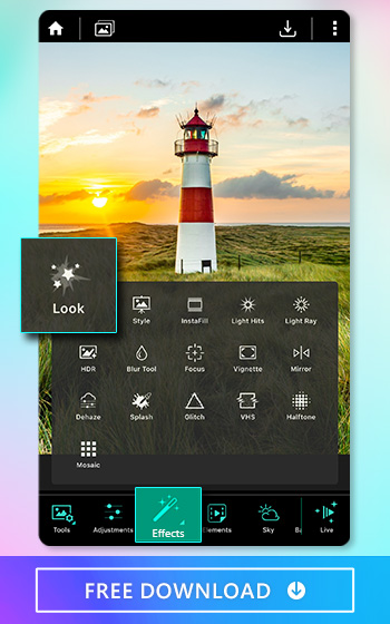 Use the best photo editor app, PhotoDirector to create amazing blur and bokeh effects
