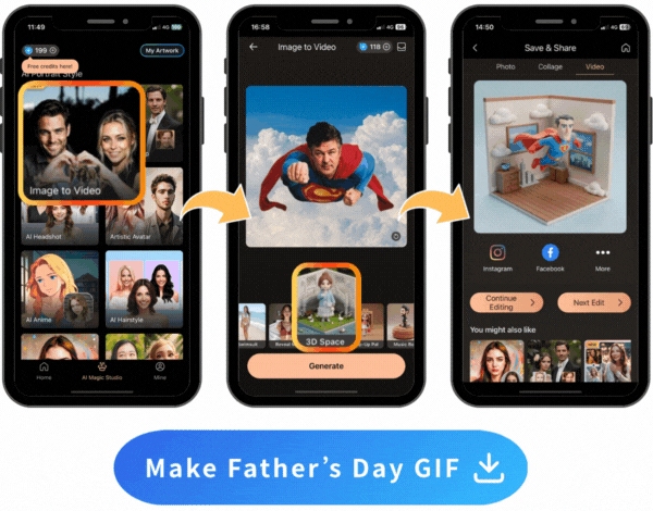How to Make Happy Father's Day GIFS in an App