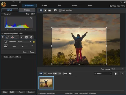 PhotoDirector - Regional Adjustment Tools