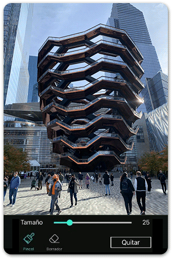 PhotoDirector - Eliminar personas de las fotos