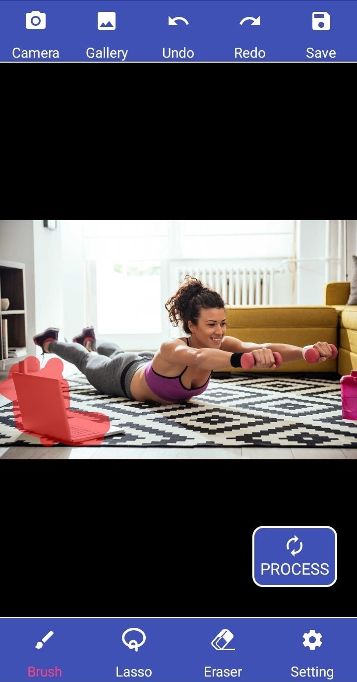 Interfaz de Remove unwanted object