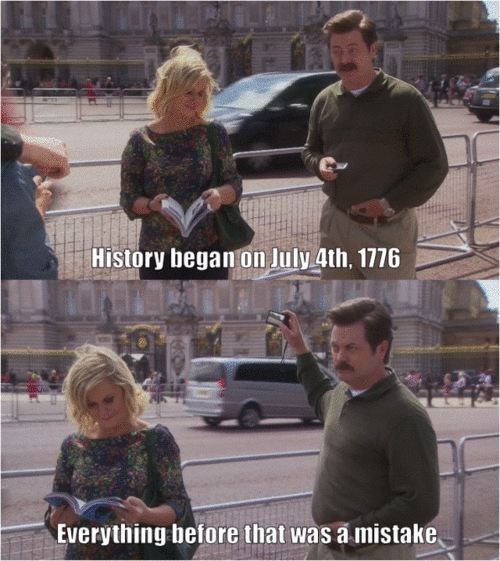 History began on July 4, 1776