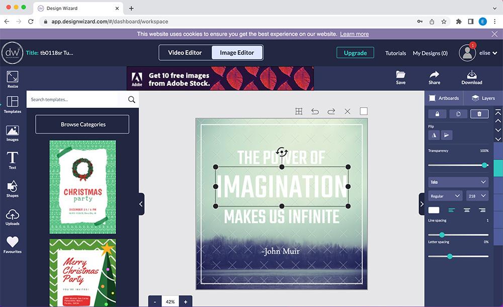 DesignWizard Interface