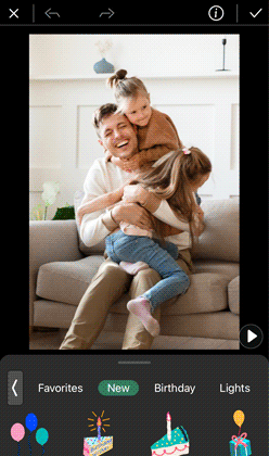 PhotoDirector - Animated Stickers