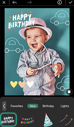 PhotoDirector - Static Stickers