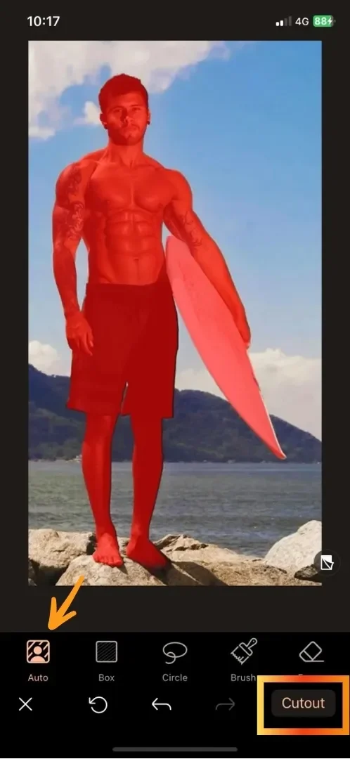 Add stickers with PhotoDirector