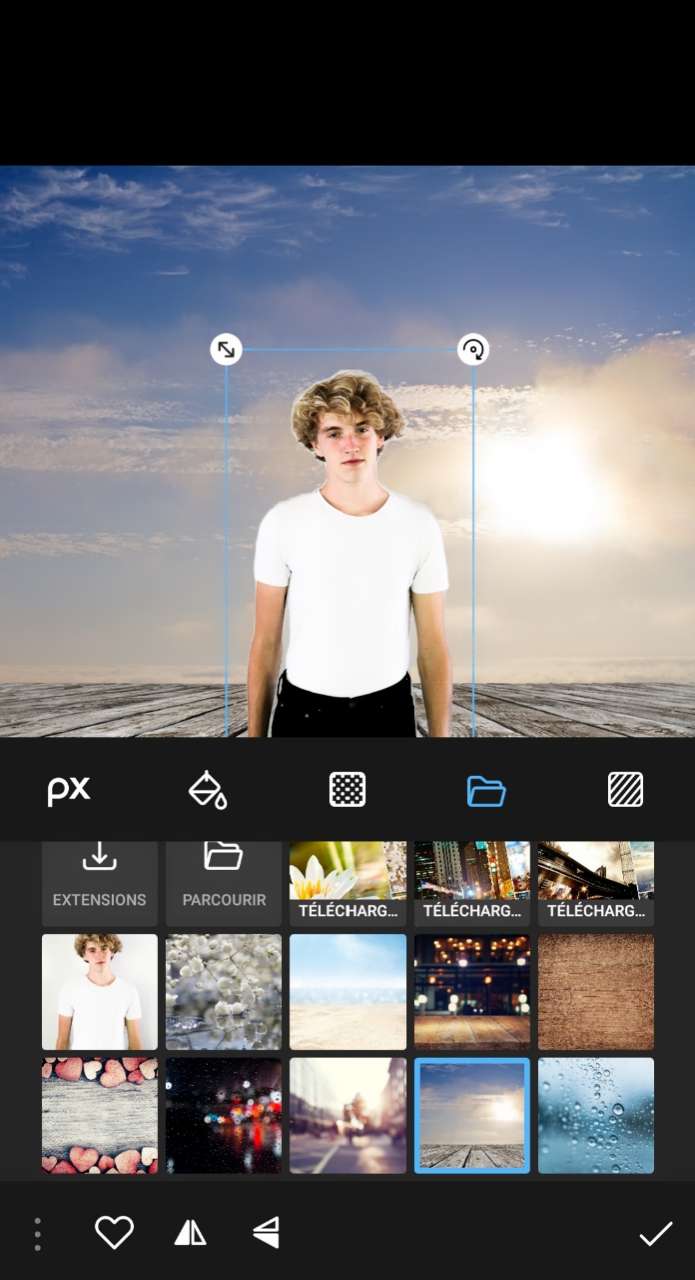 Photo Studio - Application pour changer le fond d'une photo