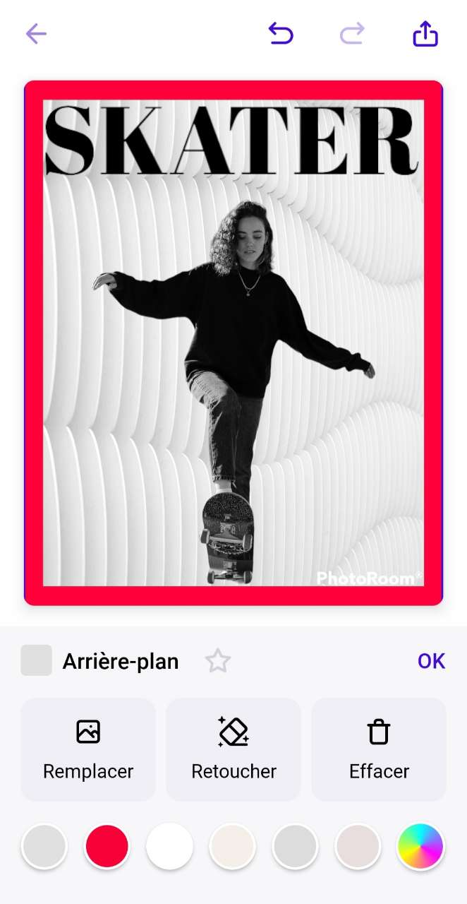 Photoroom Studio Photo - Application pour changer le fond d'une photo