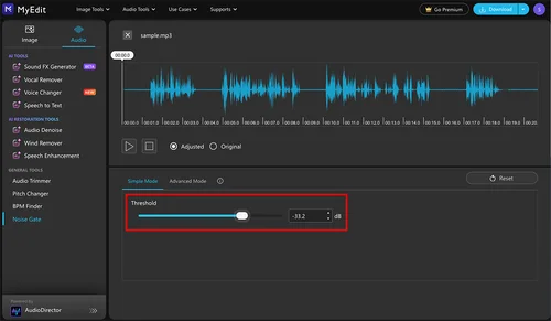 AudioDirector - Choose a file