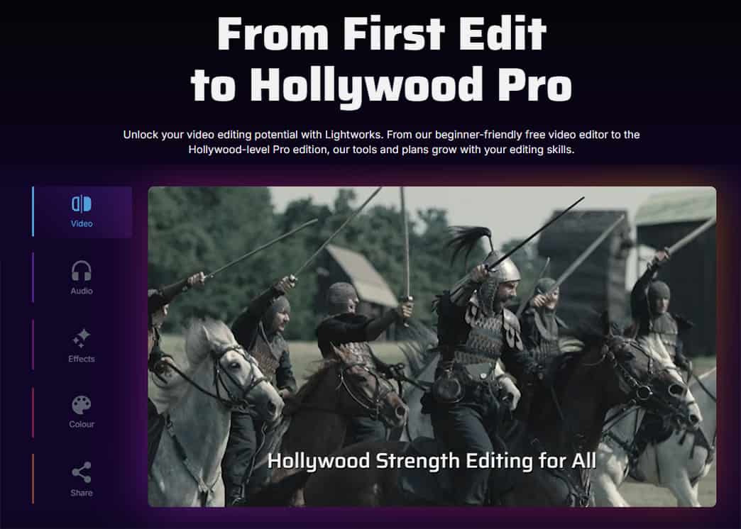 lightworks UI サンプル