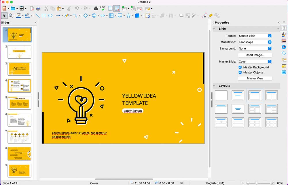 LibreOffice Interface