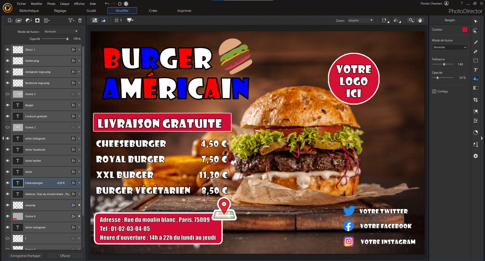 PhotoDirector Interface