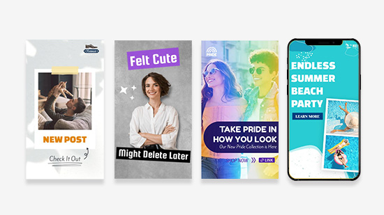 Instagram Story gestalten mit Templates