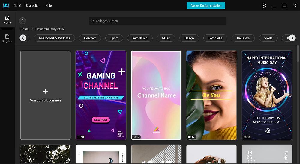 Promeo - Design für Story Templates und mehr