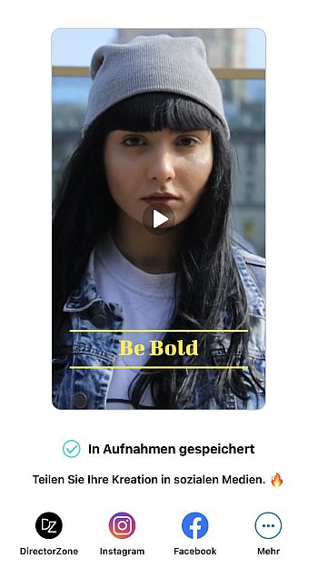 Story Vorlage bearbeiten