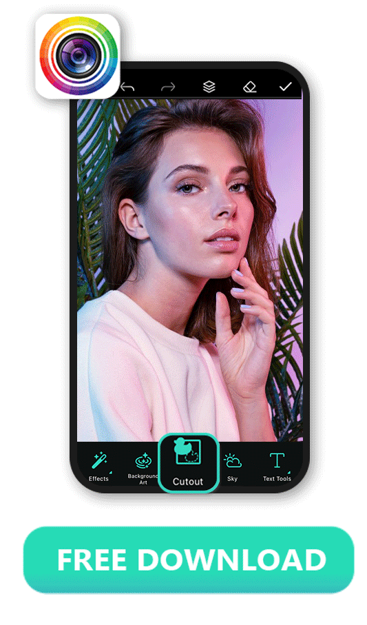 Use the best photo editor app to create a clean professional photo