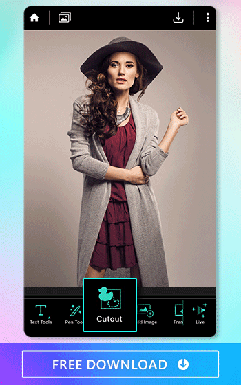 Use the best photo editor app to create a clean professional photo