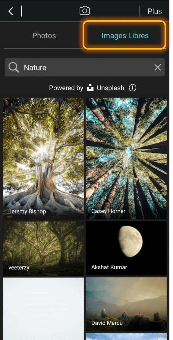 PhotoDirector - Images Libres de droits pour créer un fond d'écran stylé
