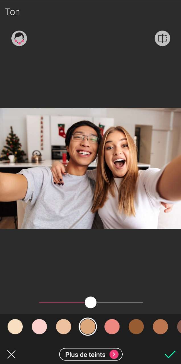 YouCam Perfect Application pour créer un fond d'écran stylé